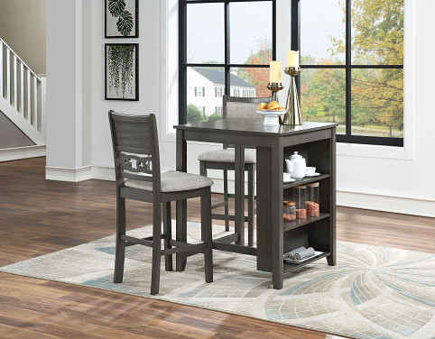 GIA 30" COUNTER HEIGHT w/2 CHAIRS &...
