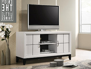 AKERSON WHITE TV STAND